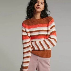 Anthro Clara Striped Sweater